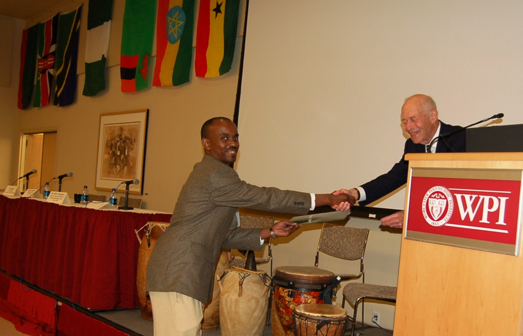 Daniel Kamau and Prof .Gerstenfeld