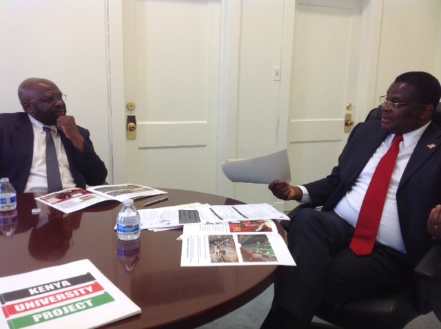 Dr. Endege and U.S. Ambassador Robinson Githae